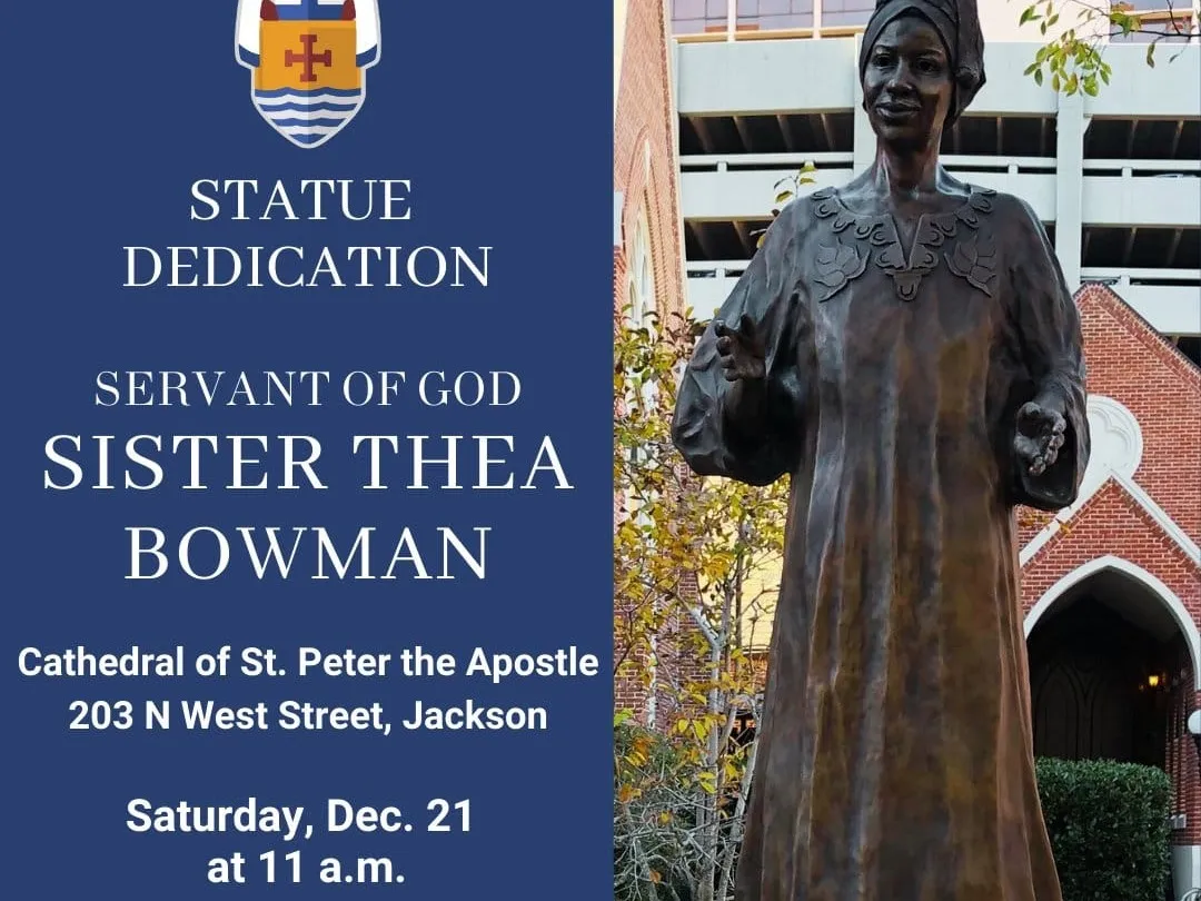 Servant of God Thea Bowman statue to be blessed at Jackson cathedral